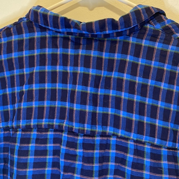 Madewell split neck low high loose top L - Picture 6 of 8